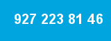 927 223 81 46 927 223 81 46